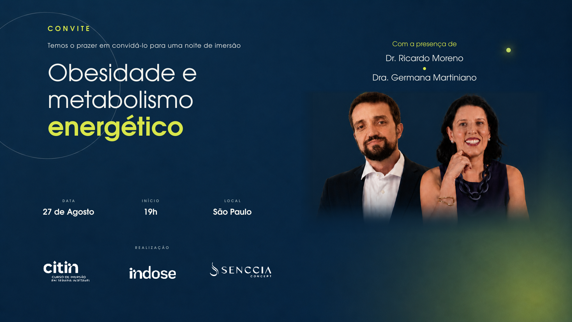 Convite para a imersão Obesidade e Metabolismo Energético